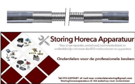 Flexibeleslang Horeca en Grootkeuken apparatuur reparatie onderdelen
