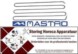 450416540 - Verwarmingselement kantel braadpan 3330W 230V L 506mm B 200mm H 63mm droog verwarmingselement MASTRO