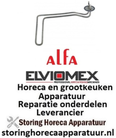 464416251 - Verwarmingselement 2500W 230V flens ø 60mm L 290mm B 285mm H 45mm ALFA