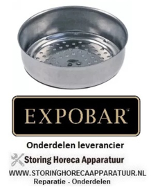 4177.50000.10 - Douche zeef ø 60mm H 18mm koffie - espressomachine EXPOBAR OFFICE 1 GR