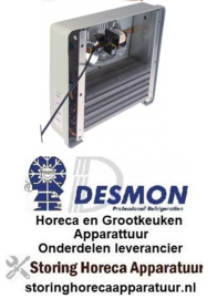 390750194 -Verdamper L 390mm B 95mm H 350mm compleet met ventilator DESMON