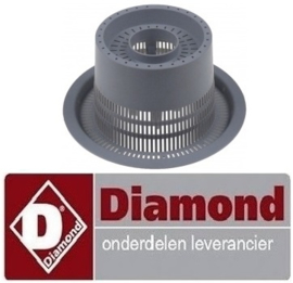 437121120 - Afvoerfilter voor voorlader vaatwasser DIAMOND D86