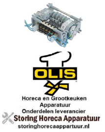 161360295 -Timer 7805DV kamers 5 looptijd 6s / 4min 230 V CDC motoren 2 motortype M37RN/M37LN OLIS