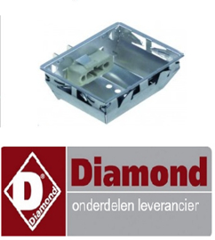 123LC-050 - LAMPHOUDER VOOR HALOGEEN LAMP VAN DFV  DIAMOND DFV-423/S