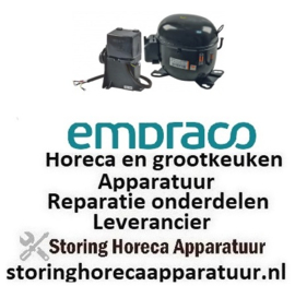 323605304 -Compressor koelmiddel R404A type NT2168GK CSR 200-240V 50Hz LBP 17,3kg 3/4HP EMBRASCO