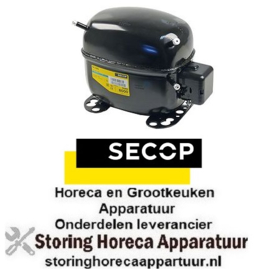 191605221 - Compressor koelmiddel R134a type SC10G 220-240V 50Hz HMBP 13,1kg 1/4HP cilinderinhoud 10,29cm³ SECOP