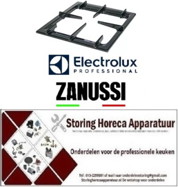 911210139 - Gasfornuis brander rooster B 345mm L 395mm Electrolux, Zanussi