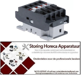 763381313 - Relais AC1 30A 24VAC (AC3/400V) 17A/7,5kW hoofdcontact 3NO hulpcontact 1NC