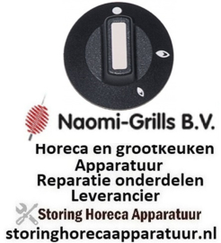 271110250 - Knop gaskraan zonder ontstekingsvlam ø 50mm Naomi Grill