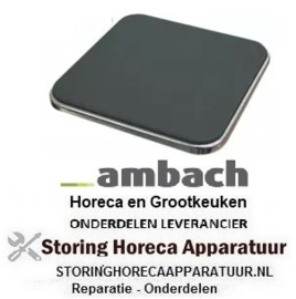 164490068 - Kookplaat maat 220x220mm 2600W 400V AMBACH