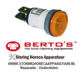 05033170900 - Signaallamp ø 13mm 400V geel BERTO'S 10LB-LD
