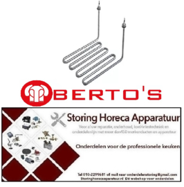 131416006 - Verwarmingselement 3100W 230V voor Bertos friteuse