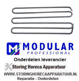 487.416539 - Verwarmingselement 2100W 230V VC 1 L 383mm B 170mm H 60mm B1 35mm B2 100mm aansluiting M5 MODULAR