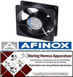 303601634 - Axiaalventilator L 119mm B 119mm H 25mm 230VAC 50Hz 14W lager kogellager AFINOX