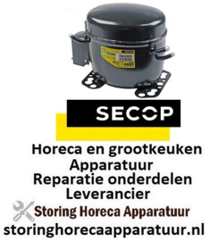 146605054 - Compressor koelmiddel R134a type FR10G 230V 50Hz LBP/HBP volledig hermetisch 10,6kg 1/3HP SECOP