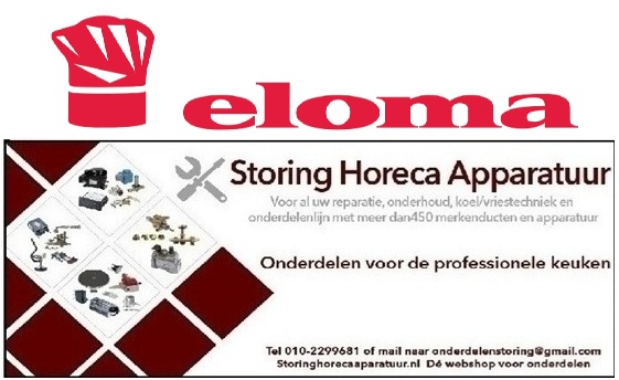 ELOMA DEURRUBBER OVEN / STEAMER HORECA EN GROOTKEUKEN APPARATUUR, REPARATIE, ONDERDELEN