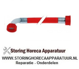 523520462	- Toevoerwaterslang PVC recht-haaks DN12 aansluitingen 3/4" L 1500mm werkdruk 10bar