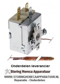 267390812 - Thermostaat t.max. 87°C instelbereik vast 87°C 1-polig 1CO 16A voeler ø 6,5mm voeler L 97mm