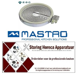 349490042 -Stralingselement ø 200mm 1800W 230V VC 1 energieregeling met temperatuurmelder Mastro