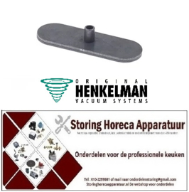 0160900745 - Bevestigingsplaat L 74mm B 25mm vacuummachine HENKELMAN