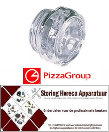 HVE226359709 - Lensnippel draad ø 33,5mm ø 42mm hardglas temp. bestendigheid 350°C PIZZA GROUP