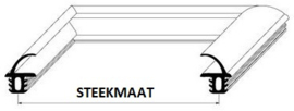 249902561 - Koeldeurrubber 9153 B 236 mm x L 503mm steekmaat op maat gemaakt GAMKO