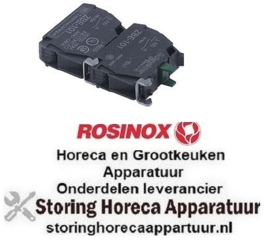 182347496 -Kontaktblok 2NO kleurcodering groen rosinox