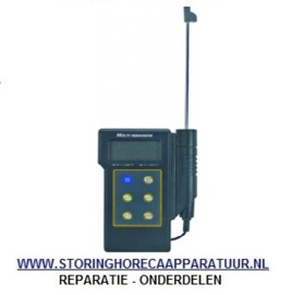 ST1800038 - Temperatuurmeter waterdicht meeteenheid °C/°F -50 tot +300°C voeler insteekvoeler