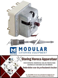 504375375  -Maximaalthermostaat uitschakeltemp. 230°C 3-polig 20A voeler ø 6mm voeler L 94mm pijp ø 900mm Modular