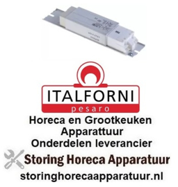 183401847 -Transformator primair 230VAC secundair 11,5VAC 50VA secundair 3,95A aansluiting veerklem L 195mm -ITALFORNI