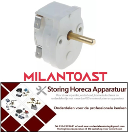 269360466 - Tijdschakelaar MT49 2-polig looptijd 220s aandrijving mechanisch 2NO bij 250V 16A - MILANTOAST