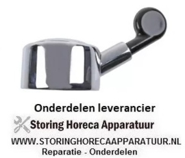 1454.05480.47 - Kraan hendelgreep met keramische cartouches greeplengte 71mm ø 64mm opname 10x10,6mm