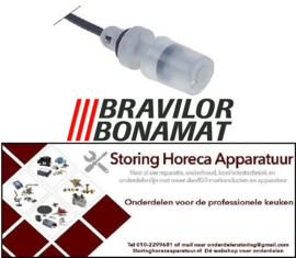 368347381 -Vlotterschakelaar draad 1NO ø 20mm L 40mm inbouw ø 10,8mm 250V 0,5A kabel kabellengte 170mm Bravilor