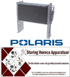 347750269 - Verdamper L 350mm B 90mm H 375mm totale breedte 400mm aansluiting 3/8"mm POLARIS