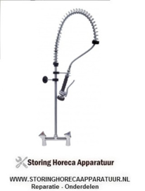 036548912 - Voorspoeldouche met tweegatsmengkraan keramisch bovendeel 1/2" 180° zonder uitloop