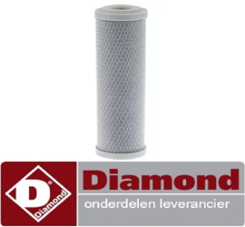 5956600293 - Kool-Filter (L x D x H) : 250 mm voor osmose DIAMOND RS15/PP