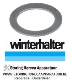 1276.985.54 - Schijf ID ø 14,1mm AD ø 20mm materiaaldikte 1mm RVS WINTERHALTER