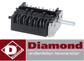 29001200180 - Voorzetschakelaar 4 standen voor oven DIAMOND C5FV6-N
