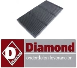 4510C9059 - Oplegrooster gietijzer voor lavasteengrill  DIAMOND G17/GPL4T-N