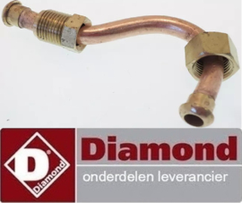 127.7.0.000.0054 - Koperen leiding met aansluiting voor koffiemachine DIAMOND AROMA
