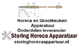 671107603 - Thermokoppel SIT M8x1 L 1000mm steekhuls ø6,0(6,5)mm