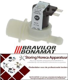 203370180 - Magneetventiel enkel recht 230VAC ingang 3/4" BRAVILOR