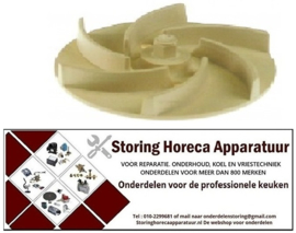 745521257 - Pompschoep ø 80mm, H 12mm rotatierichting links draad M10R schacht ø 12mm schachtlengte 7,5mm