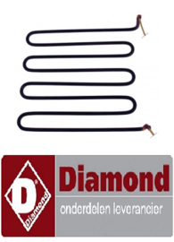 236D02105 - Verwarmingselement 3000 Watt voor bakplaat DIAMOND FTE