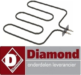 P31056500600 - Verwarmingselement voor heteluchtoven DIAMOND BRIO 43/X-N