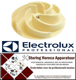 325521239 - Pompschoep ø 110mm H 26mm rotatierichting rechts draad M8L schacht ø 19,5mm ELECTROLUX