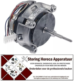 881601753 - Ventilatormotor 230V fasen 3 50Hz 0,33kW snelheid 1 L1 85mm L2 32mm D1 ø 8,2mm