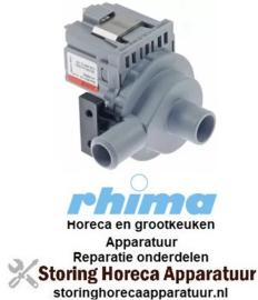 500499310 - Afvoerpomp voor vaatwasser RHIMA DR-serie (haaks) 230V