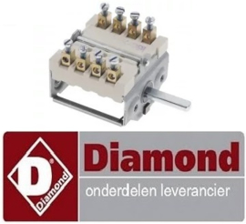 VE025.661.002.00 - Nokkenschakelaar voor fornuis DIAMOND E65/4P7T