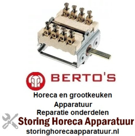 371300176 - Nokkenschakelaar 2 schakelstanden voor BERTOS